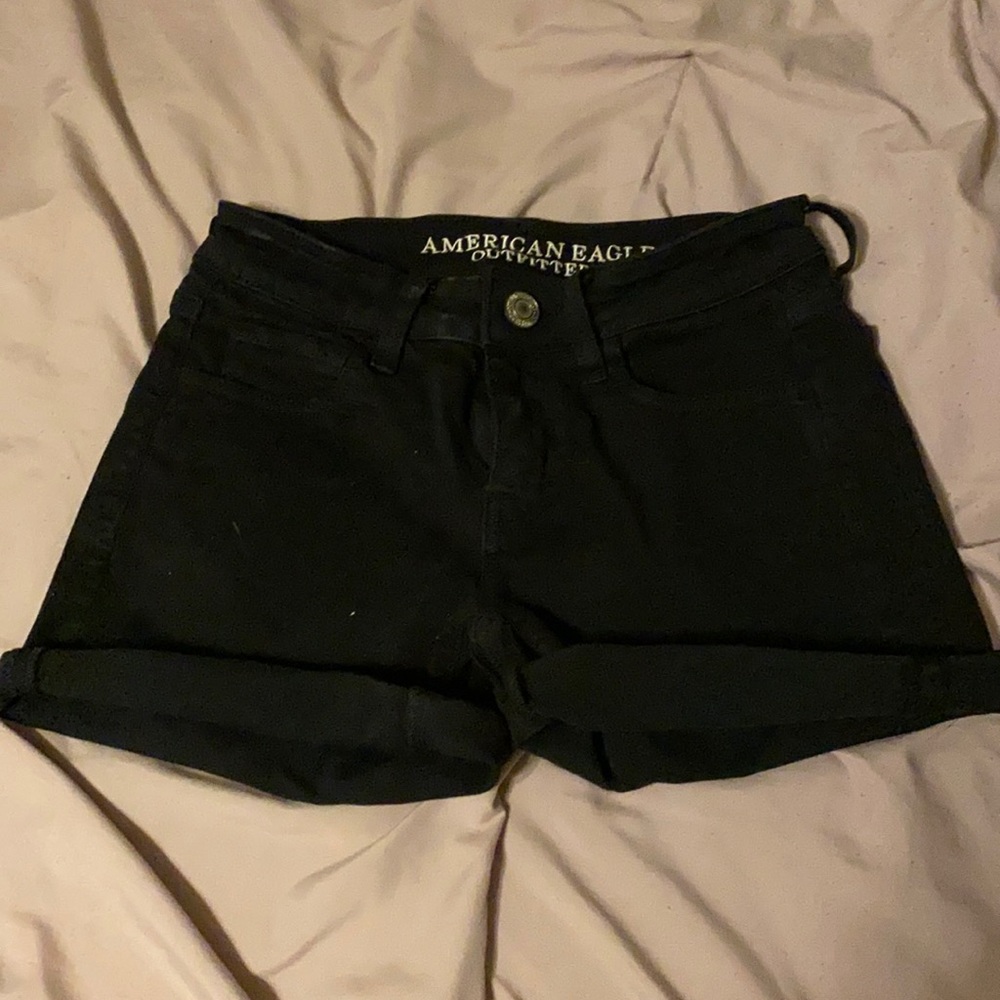 American Eagle black summer shorts